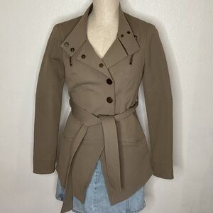 Runway NY Trench Jacket Military